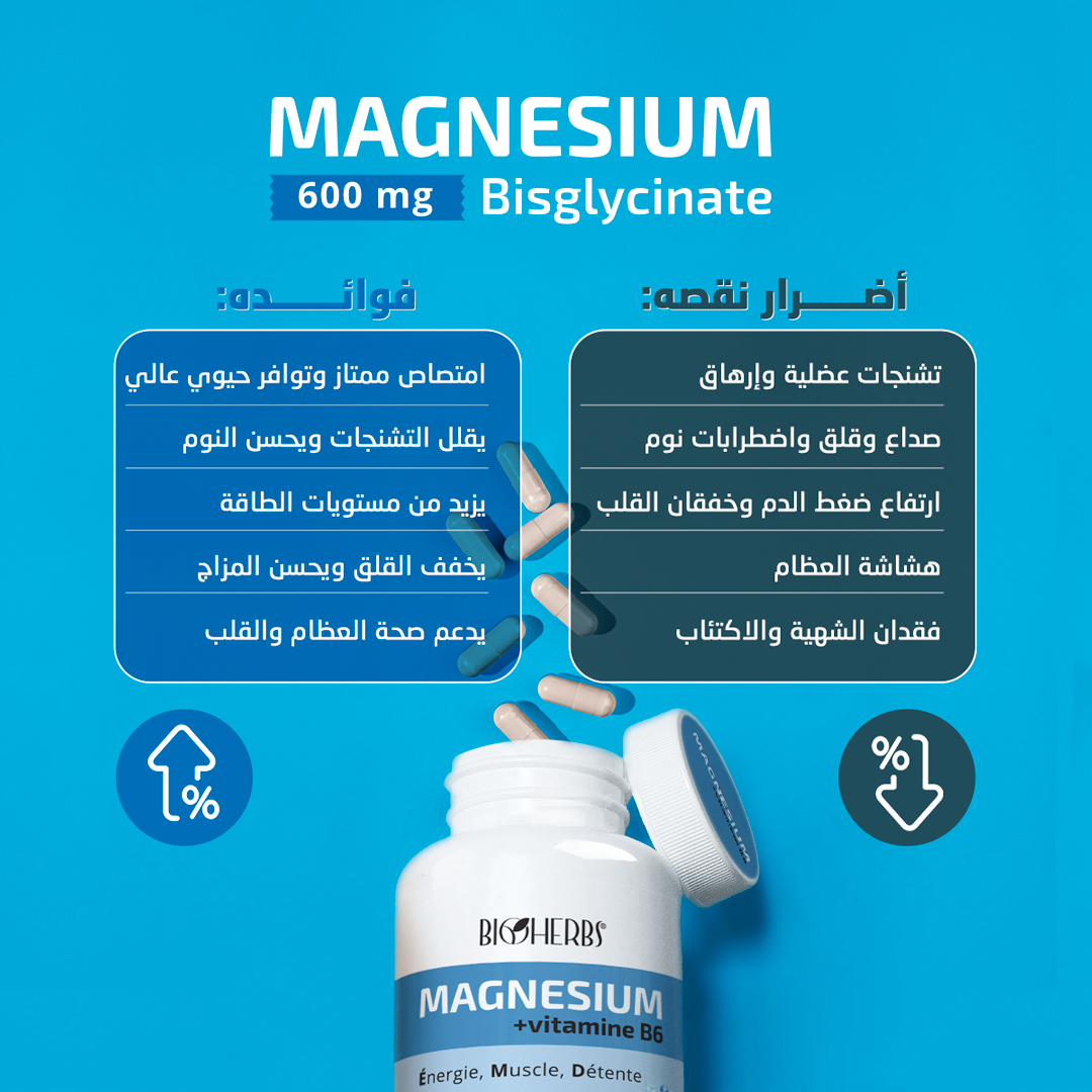 Magnésium Bisglycinate + Vit B6